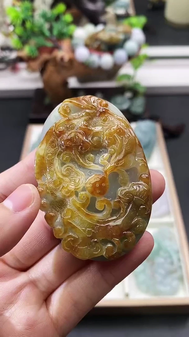 颈饰未镶嵌翡翠天然缅甸A货翡翠