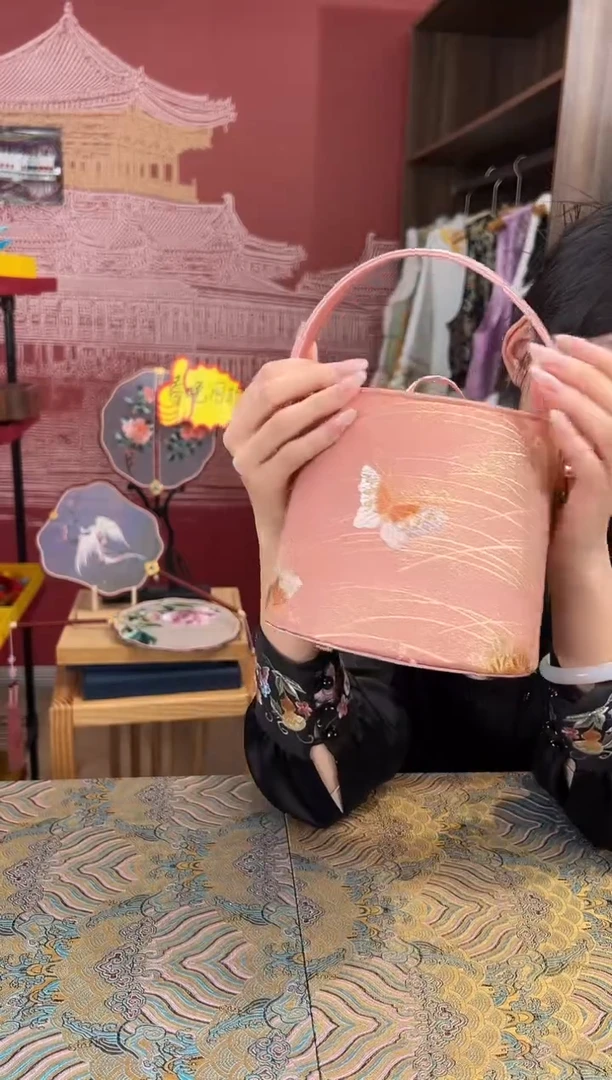 【闪购商品】刺绣非遗  手工西阵织包包