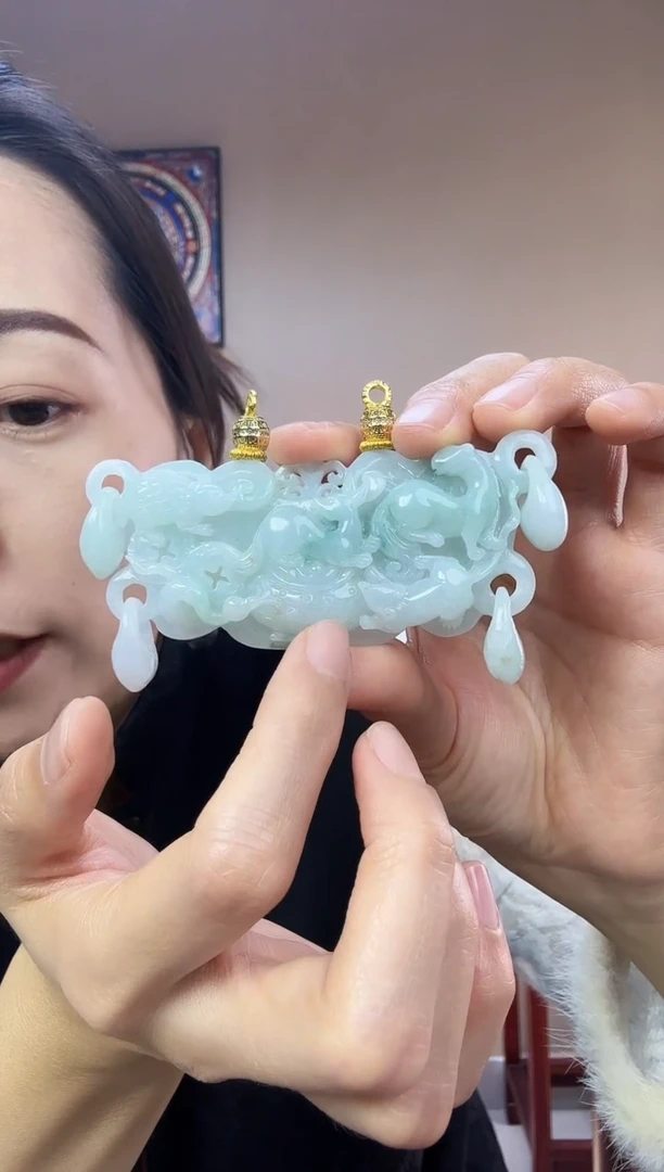 【闪购商品】翡翠颈饰未镶嵌特色原创翡翠颈饰