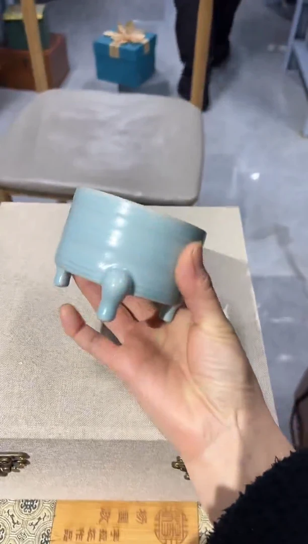 瓷片034有老师钧瓷