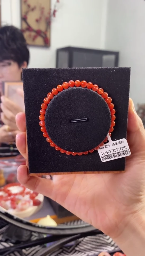 手串未镶嵌南红玛瑙GX6800901原矿保山干掌冰红冰飘5m多样化发一