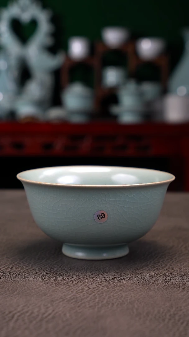仿古天青精品宫碗福利~帆
