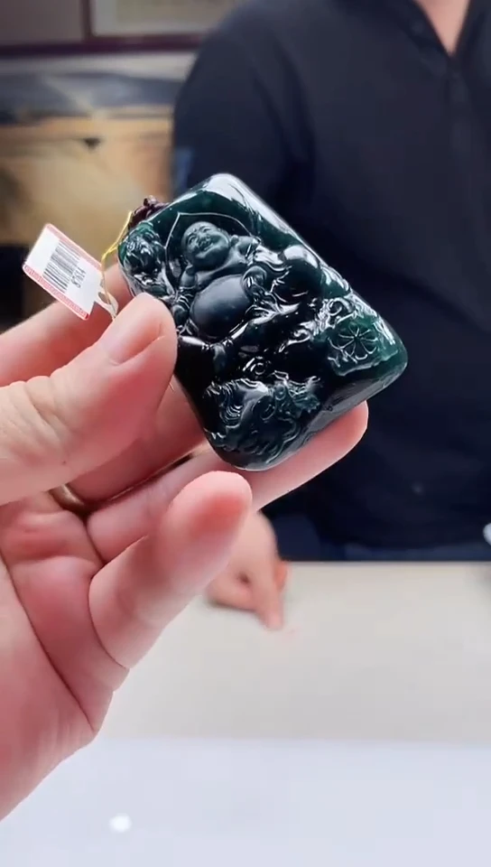 翡翠未镶嵌吊坠(不含链)多样性发其一76