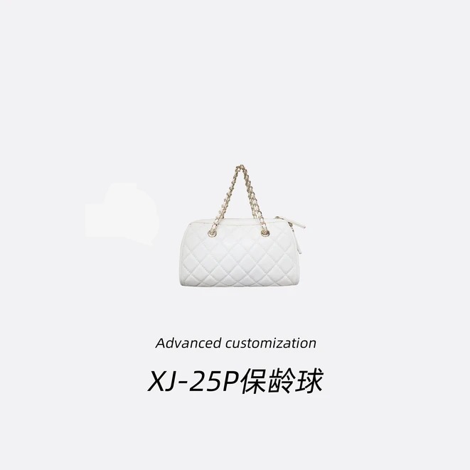 【保证真皮】3685保龄球25P经典斜挎包手提包单肩链条包