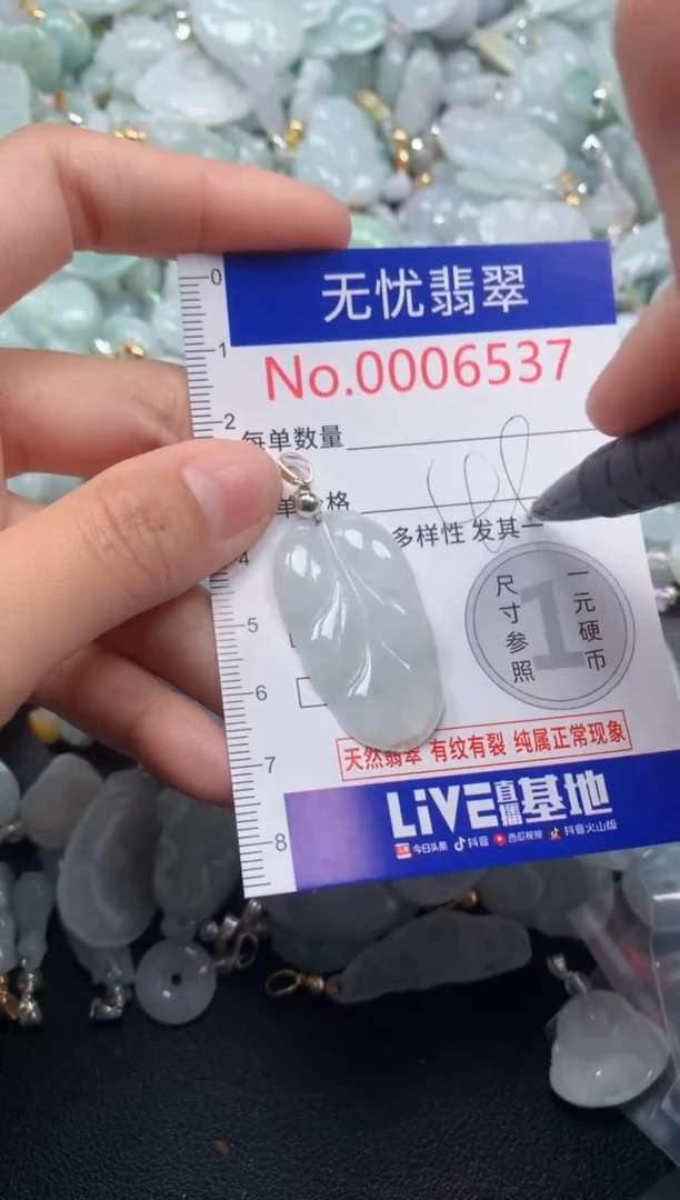 颈饰未镶嵌翡翠6537