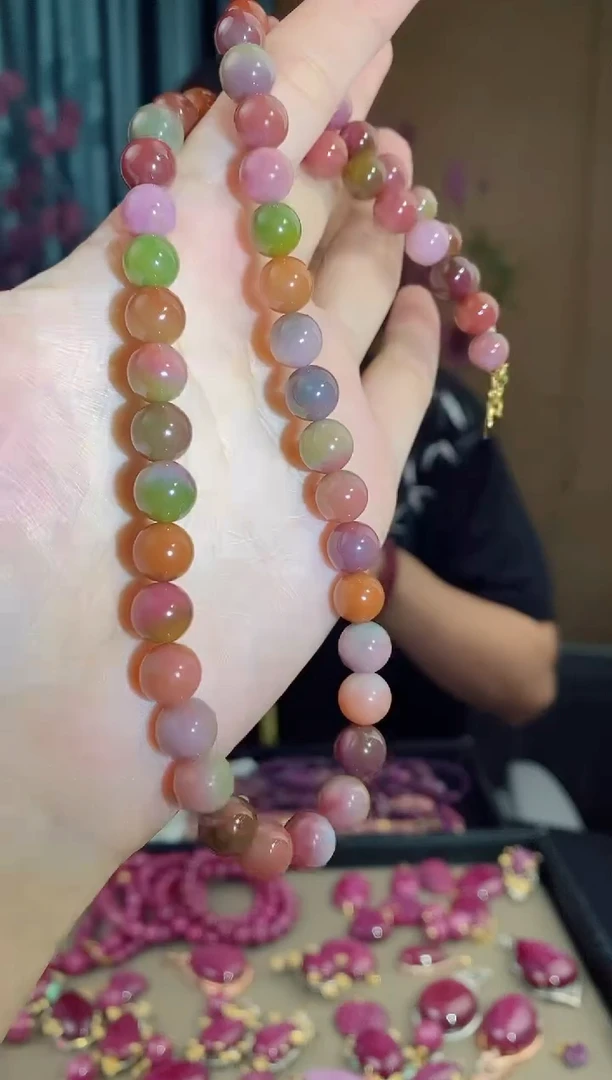 玛瑙/玉髓项链未镶嵌221盐源玛瑙