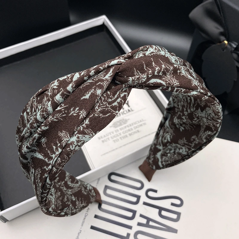 高档甜美外出宽边发箍女士原创设计新款民族风网红法式韩版发饰