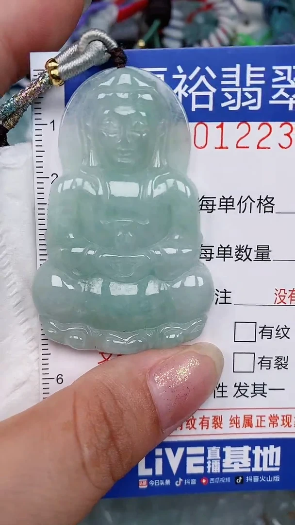 翡翠未镶嵌颈饰...0001223