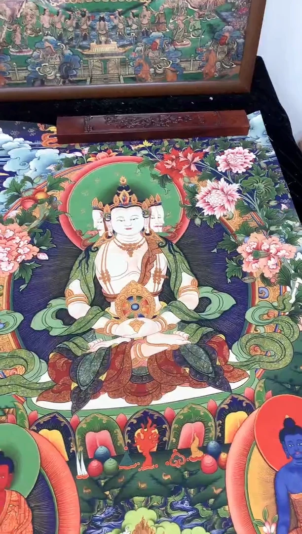 卷轴画120大日如来