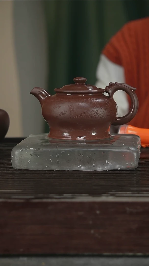 茶壶紫砂带证320CC56号