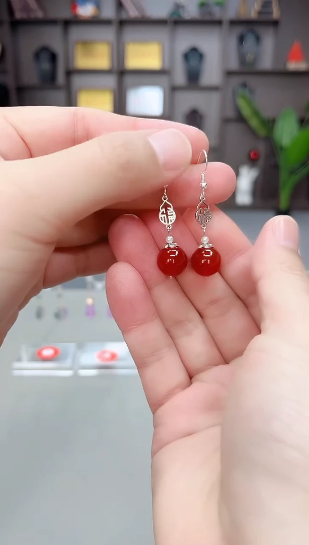 未镶嵌耳饰玛瑙/玉髓230000