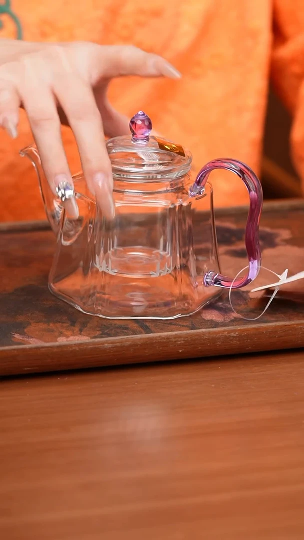 【闪购商品】禾器/晶彩锦瑞壶/浅紫色