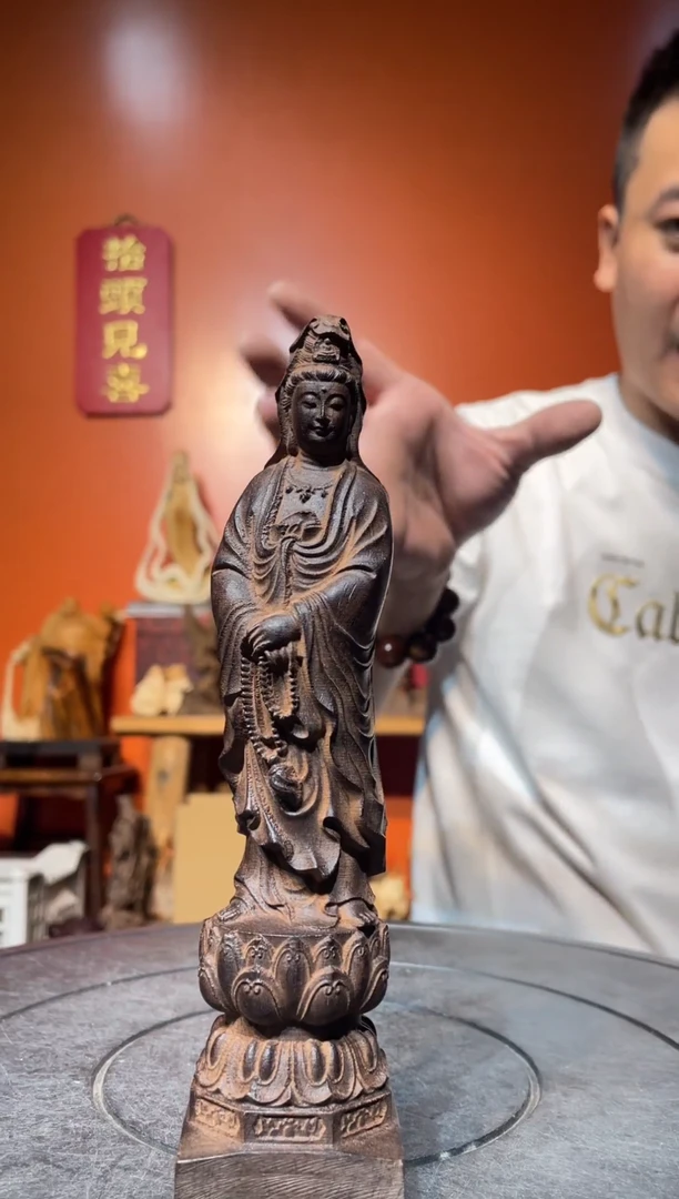 风车木（黑檀木）无事牌（直播推荐）