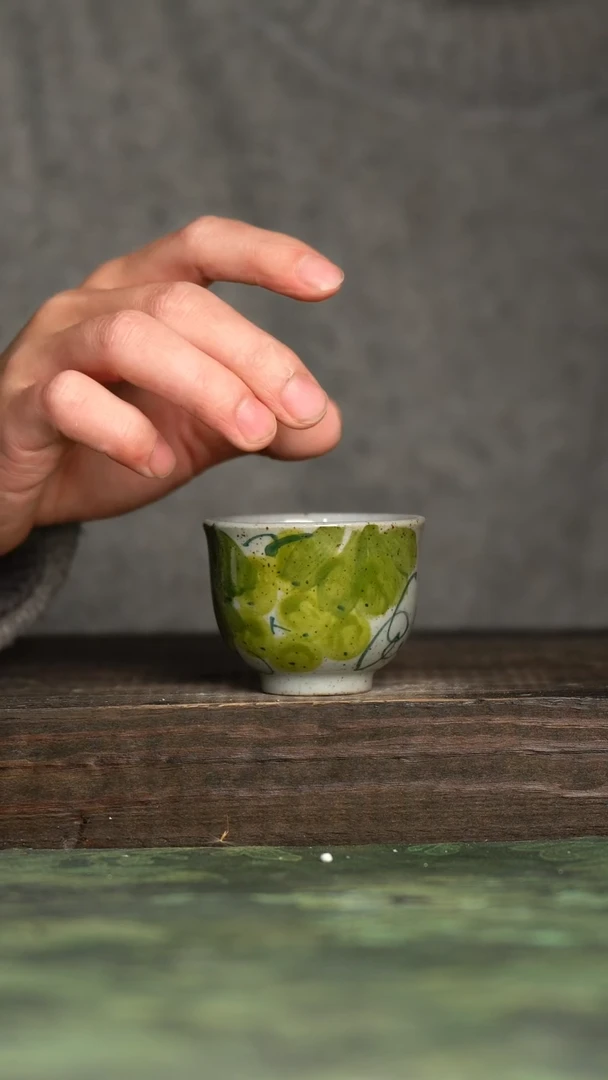 【闪购商品】杯青诗手工手绘瓷器