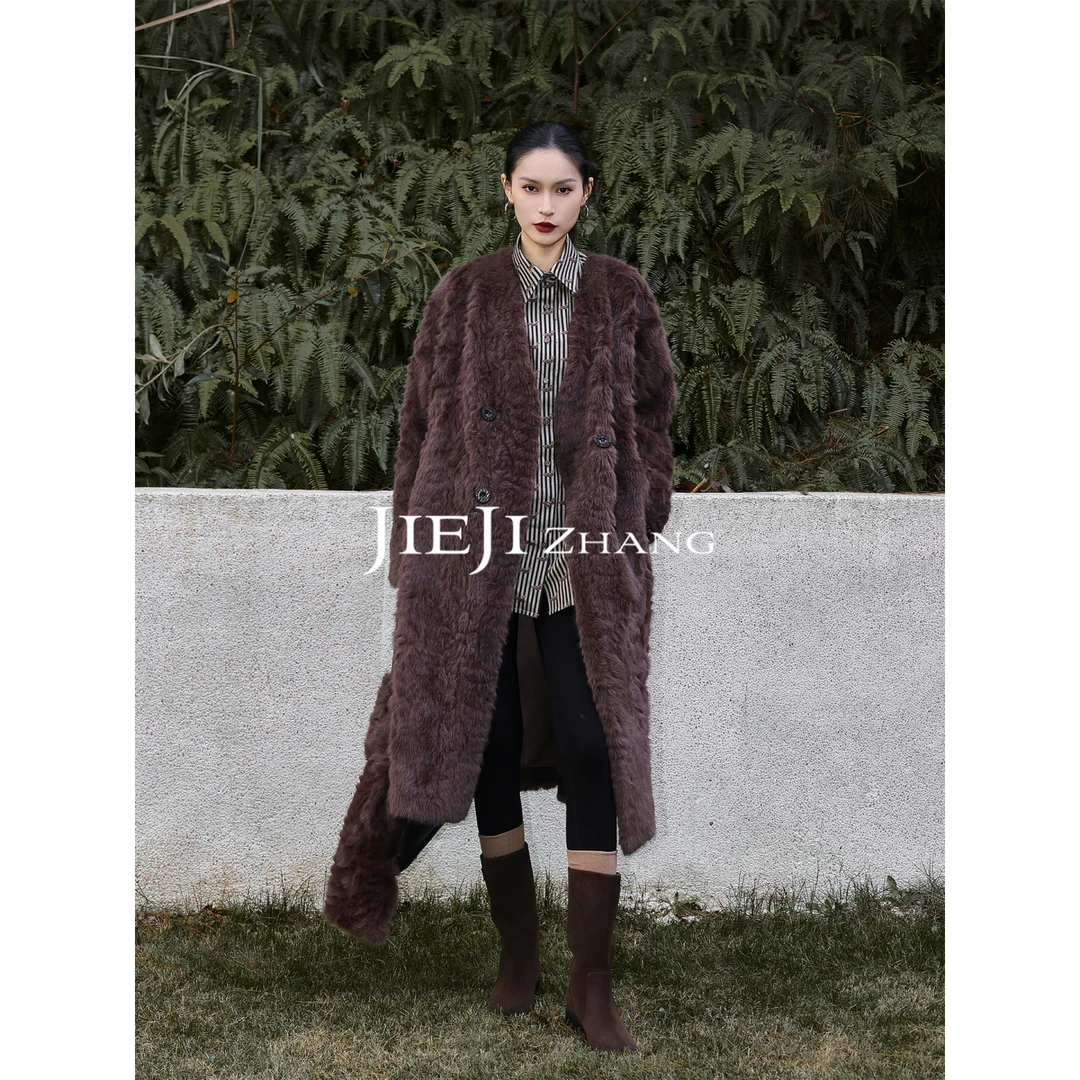 【JIEJI ZHANG】高级定制秋冬时尚百搭设计师款外套351298