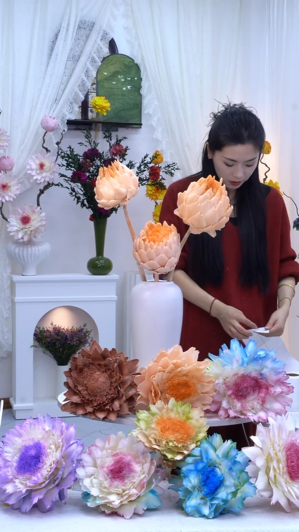 永生洋蓟果粒橙3头【有染色点叶片有伤】0640