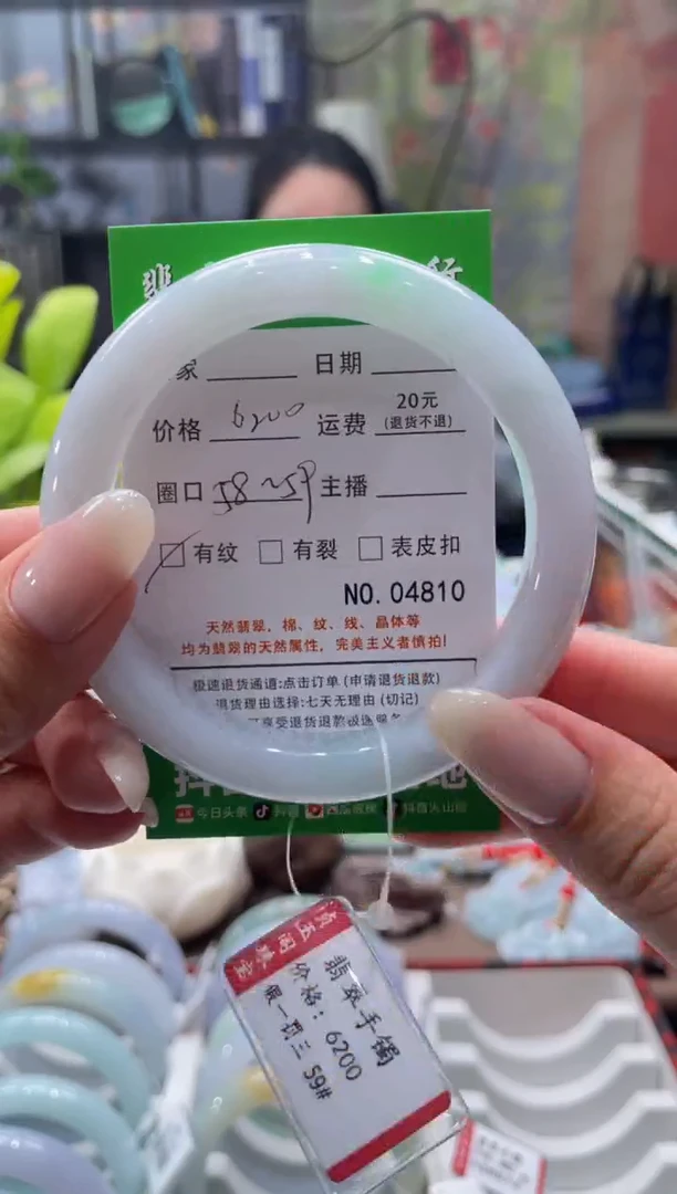 未镶嵌手镯翡翠4810****
