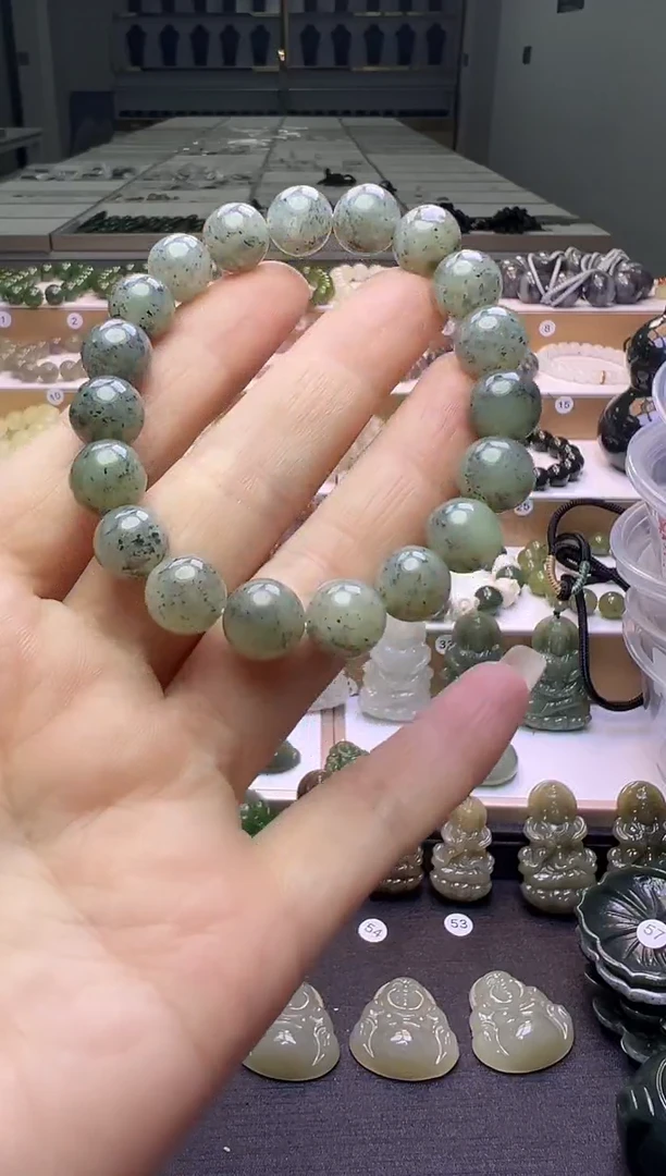 未镶嵌手串和田玉130号链接卡10mm