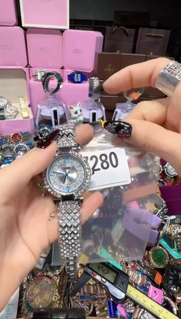 石英机芯不锈钢不锈钢直播定闪专用