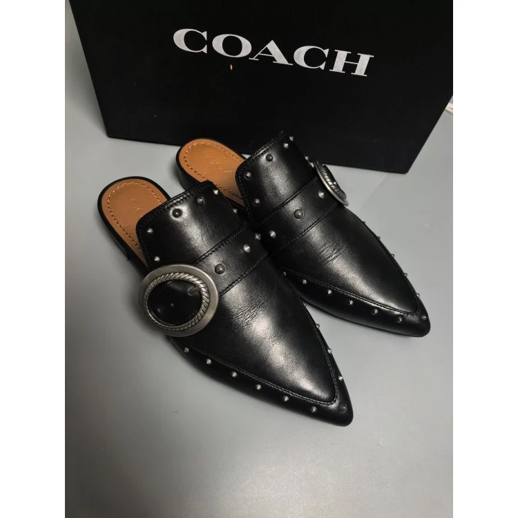 蔻驰/平底鞋/95新/牛皮/[251116MS0016]