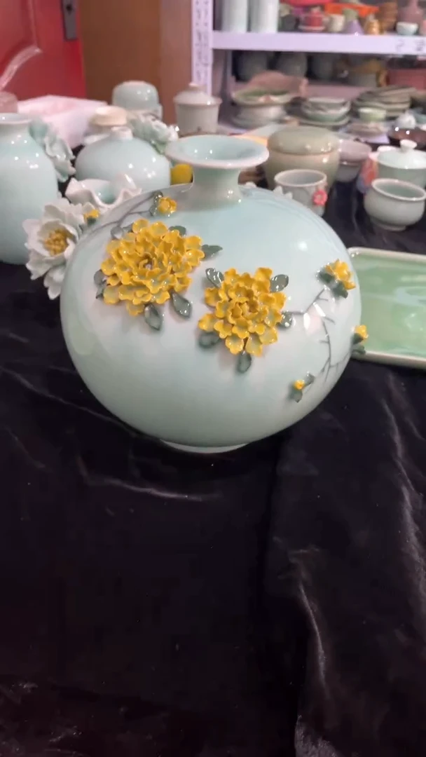 【闪购商品】全手特价 微瑕 慧仙青瓷