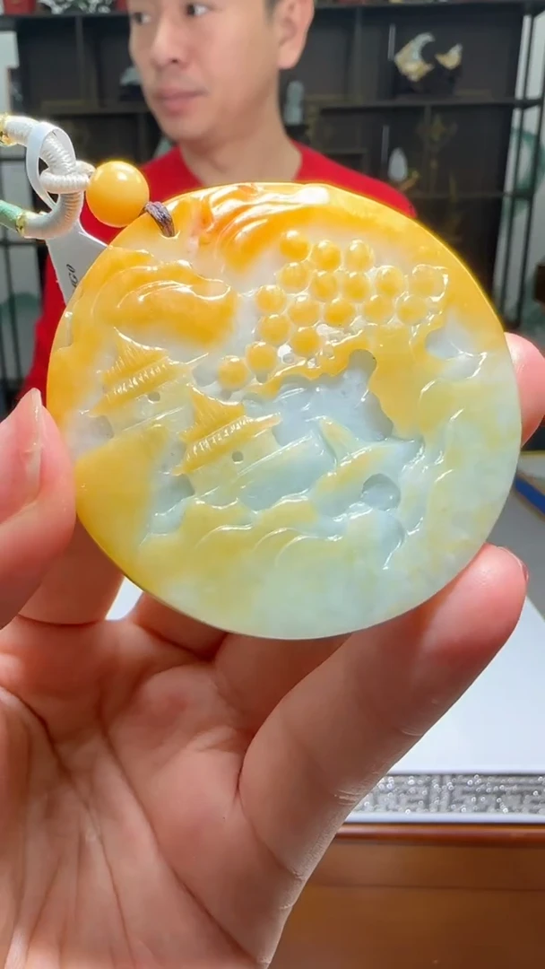 【闪购商品】翡翠颈饰未镶嵌天然翡翠A货吊坠