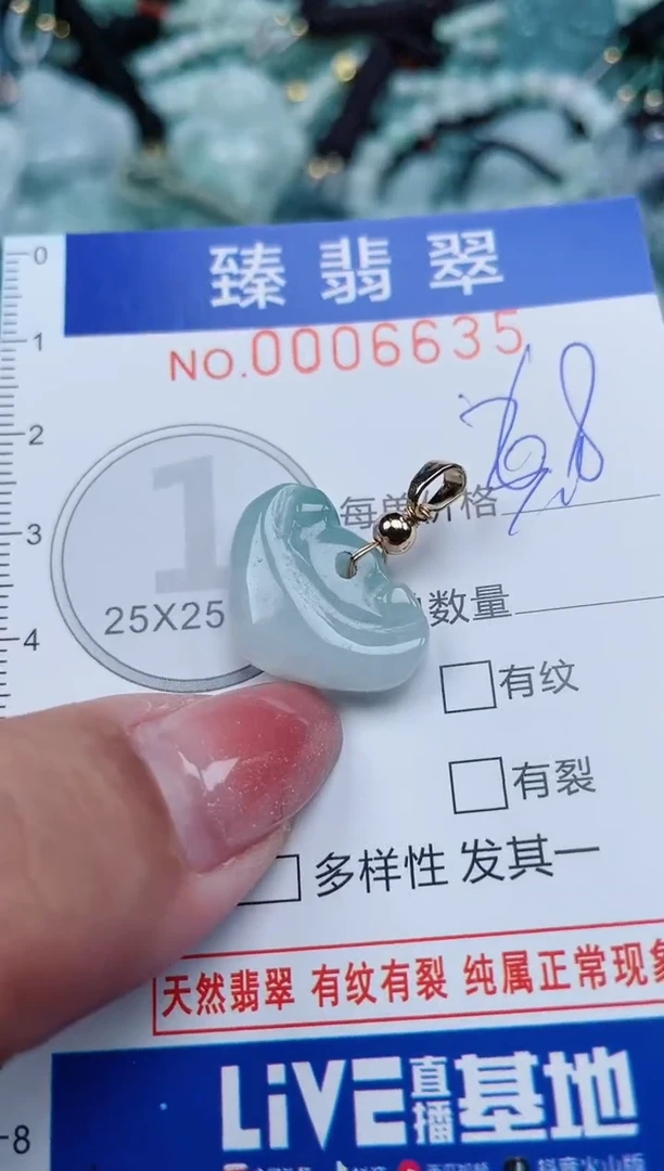 【闪购商品】翡翠颈饰未镶嵌.0006635