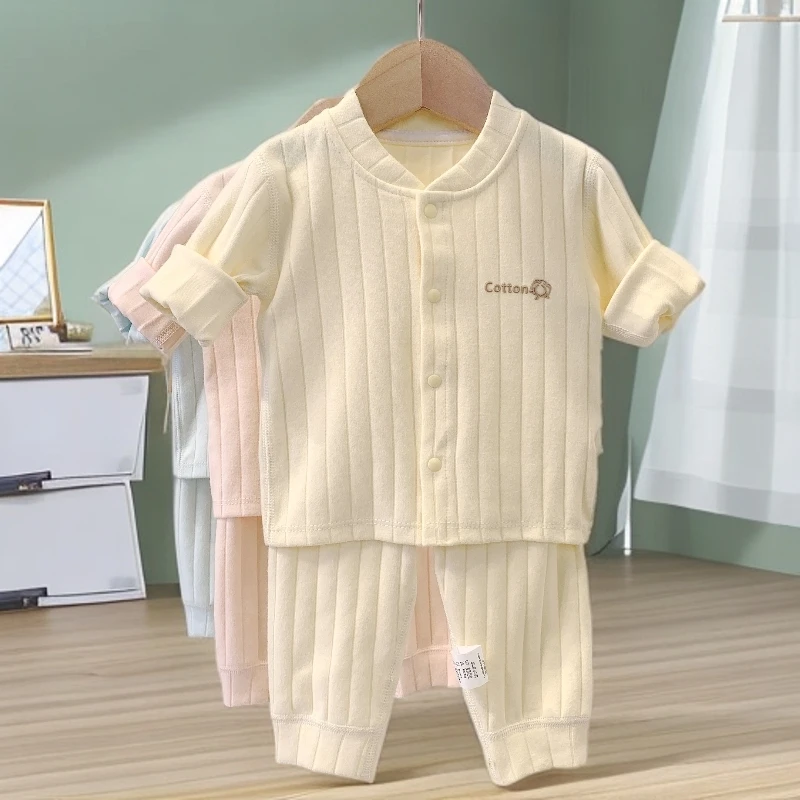 20311类宝宝秋衣裤套装加厚高腰分体宝宝婴儿秋冬衣服