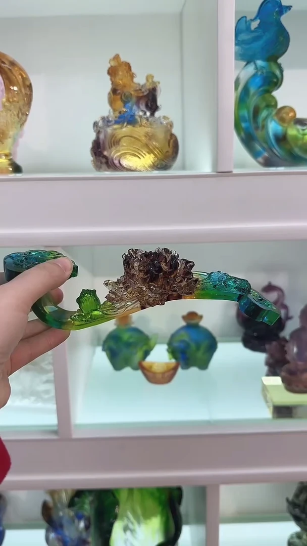 手工艺品琉璃如意