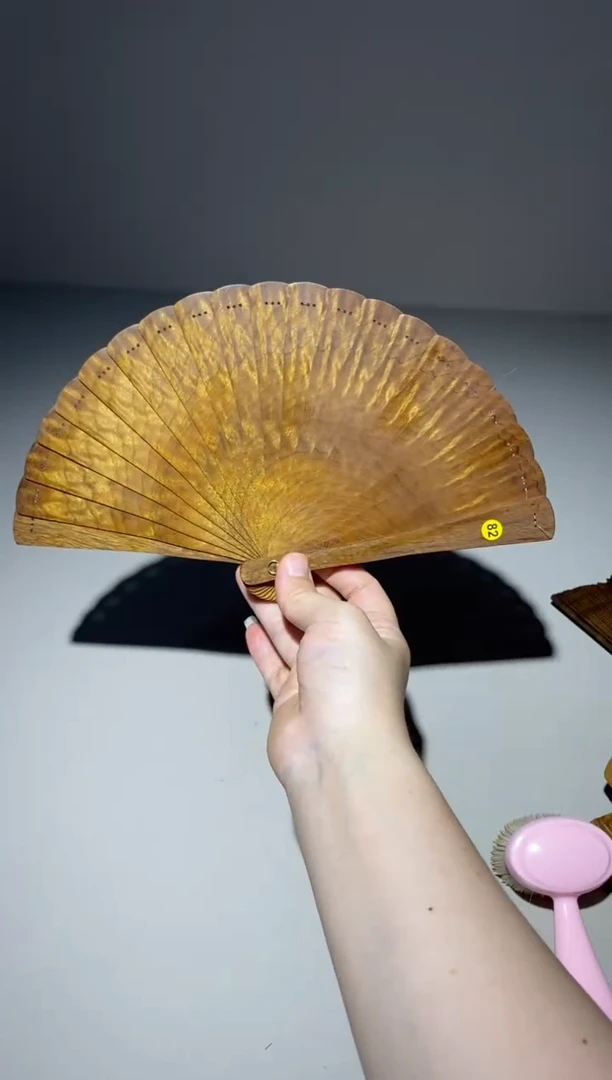 金丝楠4**816cm金丝楠木小叶桢楠扇82