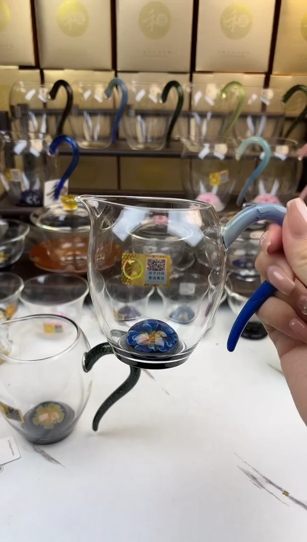 玻璃手工艺品海***一禾器 涵韵盖碗凤玉 普通盒
