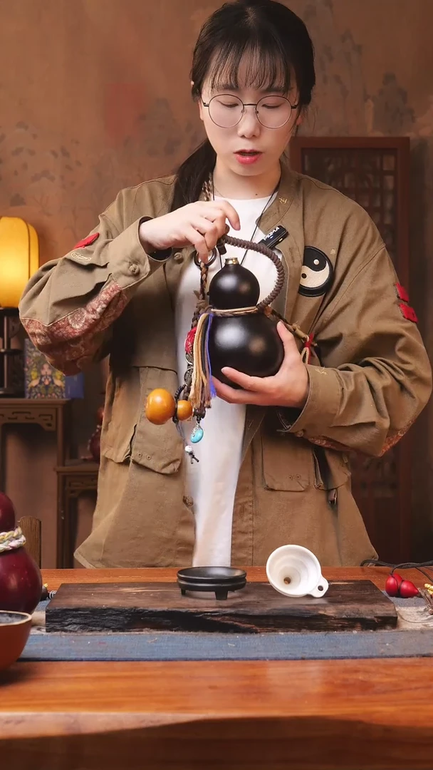 【闪购商品】307号精品大漆葫芦防腐防渗装水茶酒