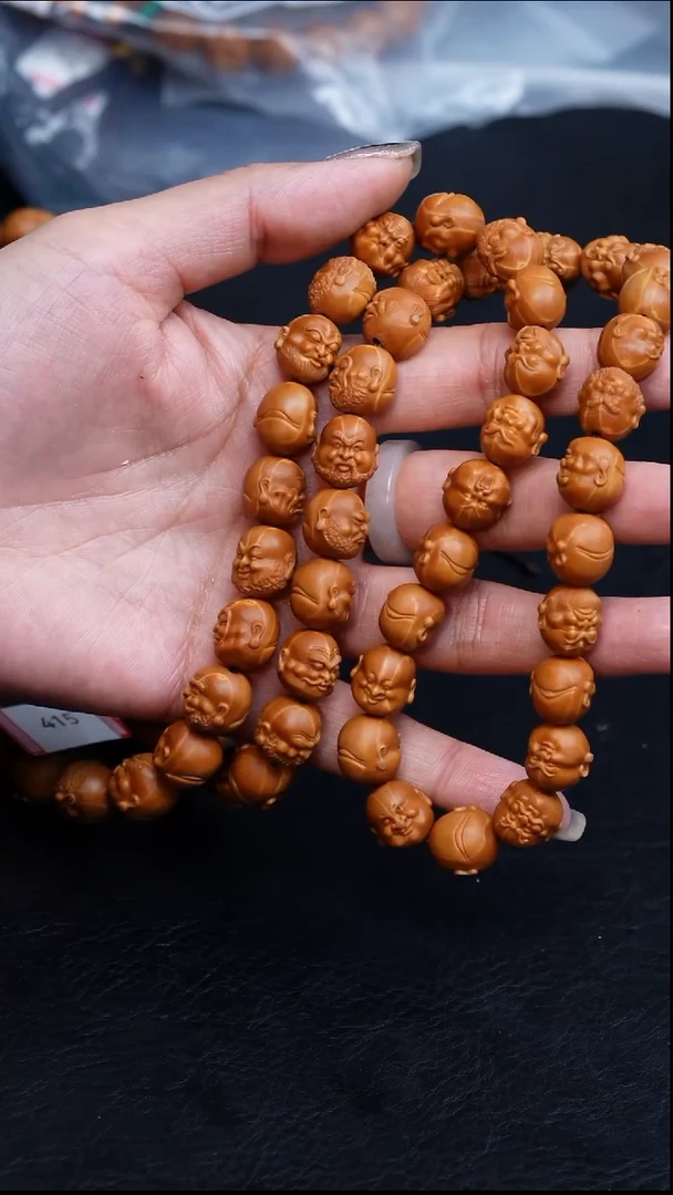 【闪购商品】橄榄核手串/手链12尺寸54罗汉脖挂