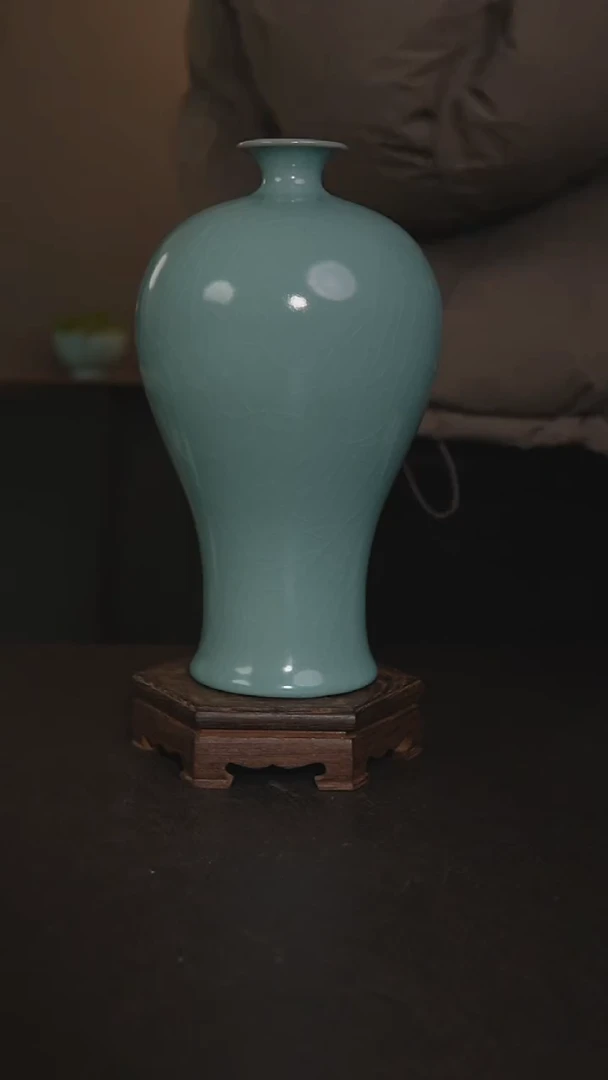 摆件瓷仿古手工梅瓶