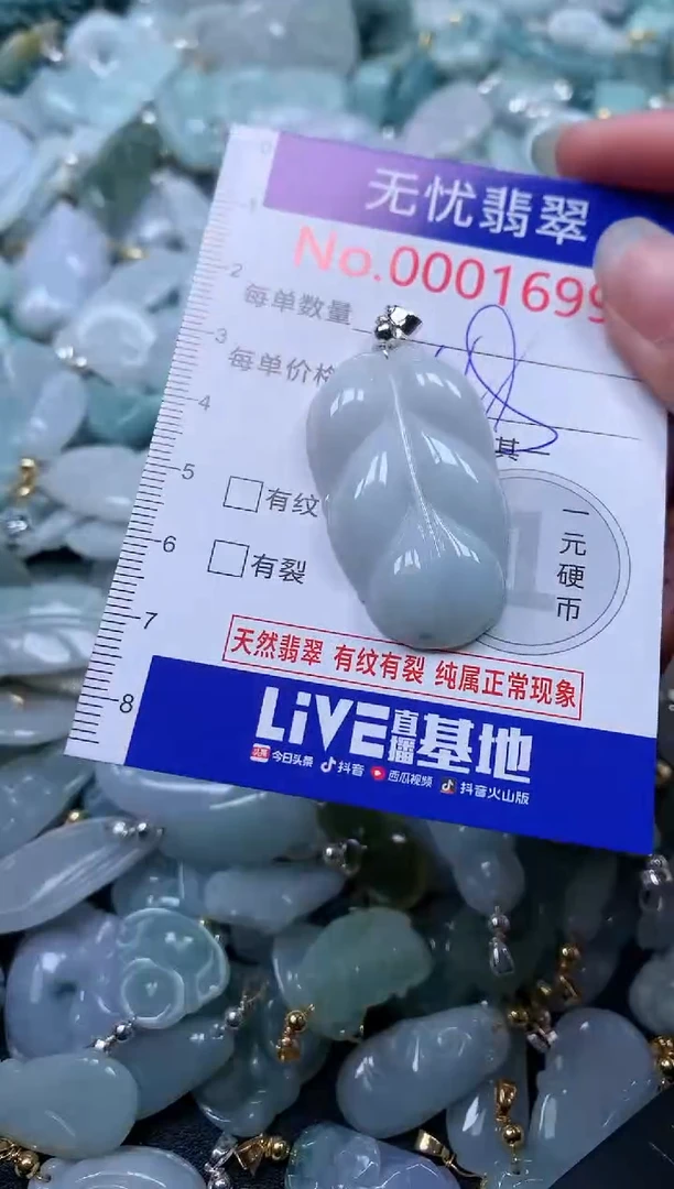 翡翠未镶嵌吊坠(不含链)1699