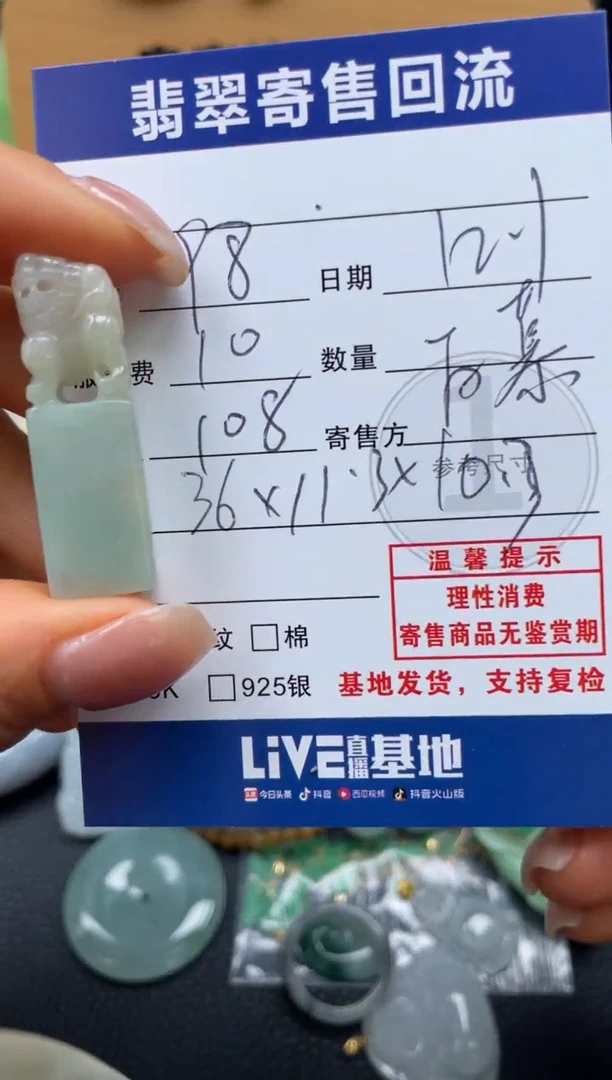 颈饰未镶嵌翡翠10151251