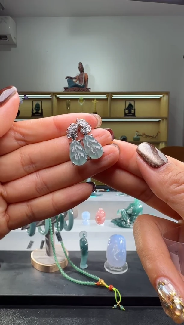 未镶嵌翡翠耳饰耳饰（多样性发其一）