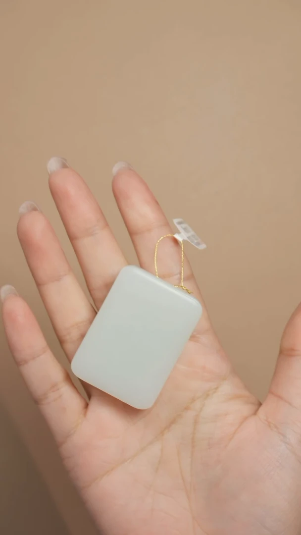 和田玉未镶嵌挂件63250608-65