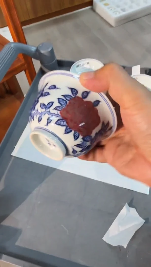 瓷片Y033家庭瓷器日用摆件瑕疵