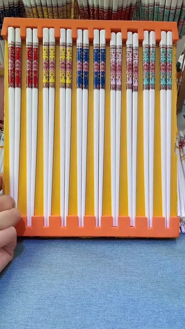 【闪购商品】瓷片【防滑珐琅彩混色10双】