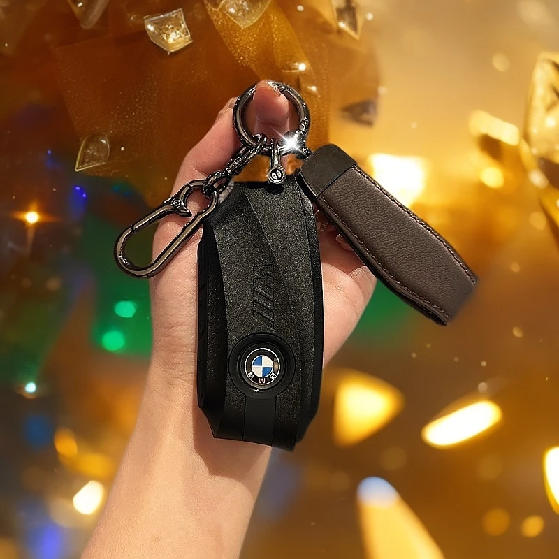 宝马5系钥匙套新X1X5保护壳530li包X2X3X7系740li3系五系磨砂车扣