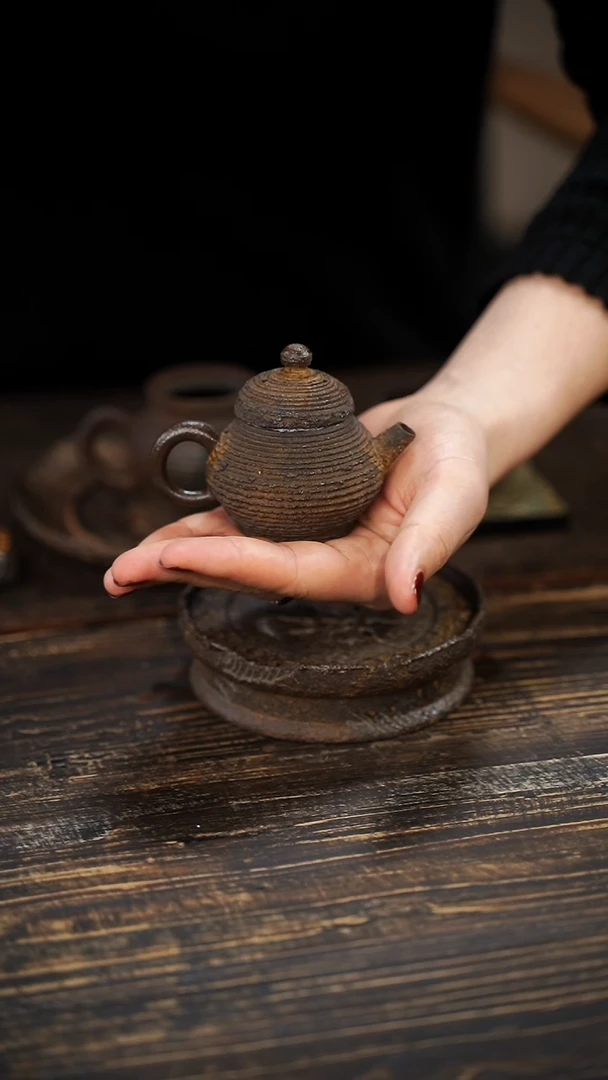 全手工制作  南蛮侧把壶 70cc