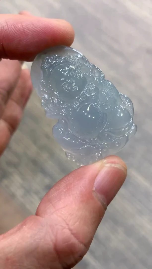 颈饰未镶嵌翡翠天然A货翡翠