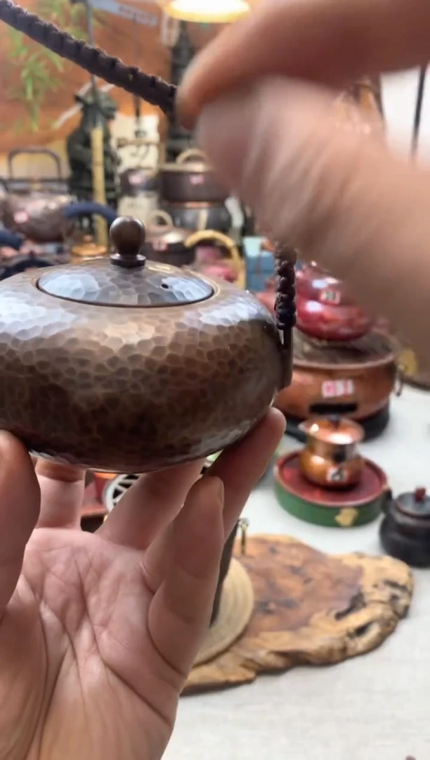 400毫升飞天老铜壶纯铜高端加厚