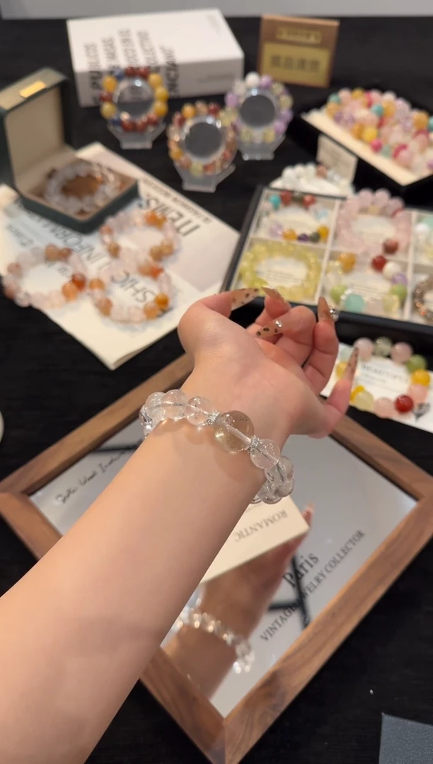 合金手链水晶白阿赛x3312