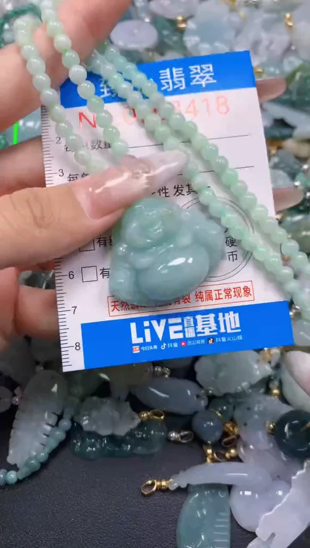 吊坠(不含链)未镶嵌翡翠3148
