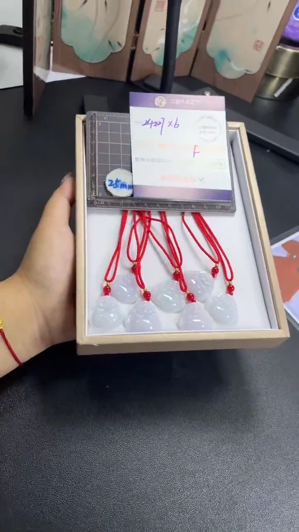 未镶嵌挂件翡翠粉佛公多样性发其一CP4配绳