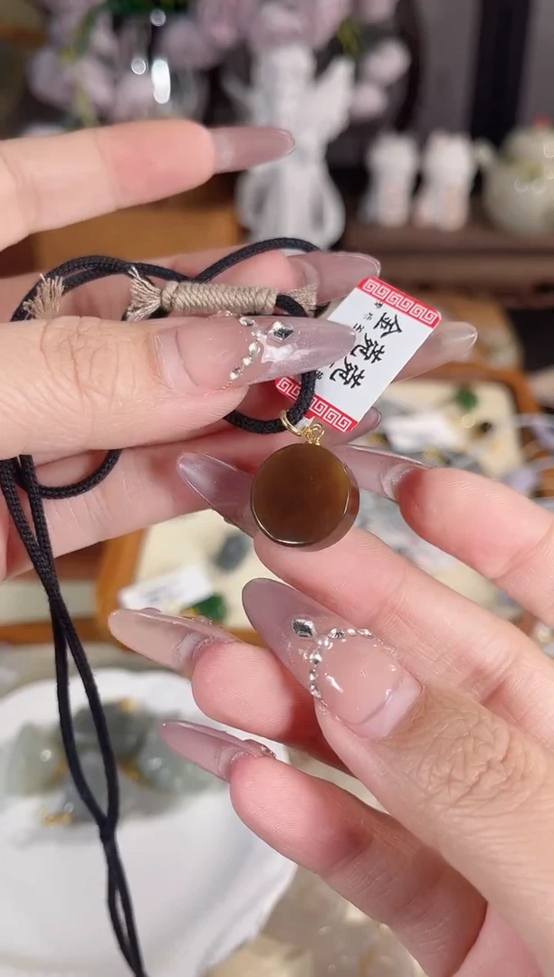 项链未镶嵌和田玉多样性发其一孤品默认微瑕