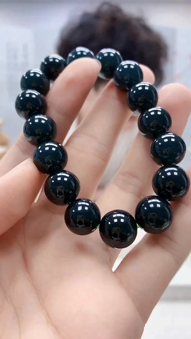 定制翡翠未镶嵌4812bb-毛货手串61