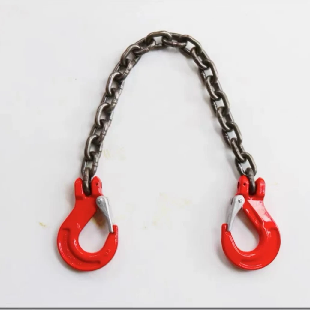 福利！双头1吨5米6毫米链条1吨羊角吊钩索具